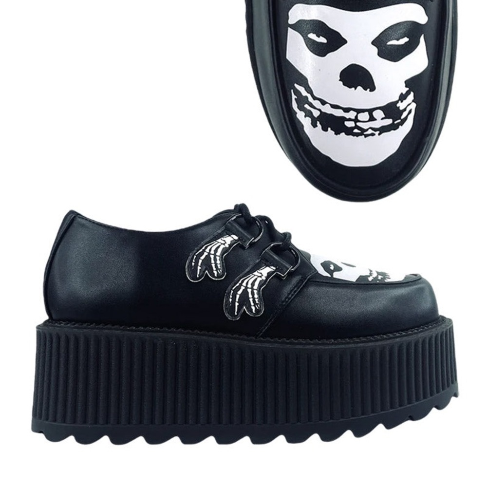 Strange Cvlt Super Creep Misfits Skull Creepers Unisex 8 Women